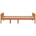 Cama de niños sin colchón madera maciza pino marrón 75x190
