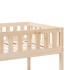 Litera de madera maciza de pino 80x200