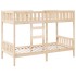 Litera de madera maciza de pino 90x200