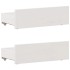Cama sin colchón y cabecero madera maciza pino blanca 75x190