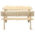 Mesa de picnic para 4 niños agujero para sombrilla madera