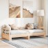 Sofá cama sin colchón madera maciza de pino 90x190