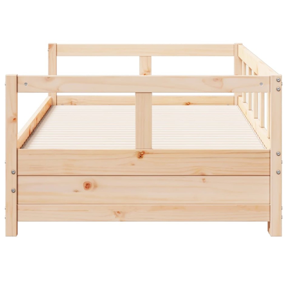 Sofá cama sin colchón madera maciza de pino 90x190