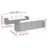 Set de muebles de jardín 9 pzas y cojines ratán sintético
