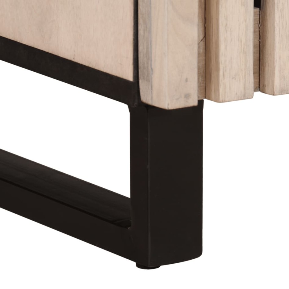 Aparador de madera maciza de mango 60x34x75