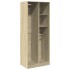 Armario de madera de ingeniería roble Sonoma 80x50x200
