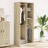 Armario de madera de ingeniería roble Sonoma 80x50x200
