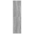 Armario de madera contrachapada gris Sonoma 100x50x200