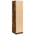 Armario de madera de ingeniería roble ahumado 50x50x200