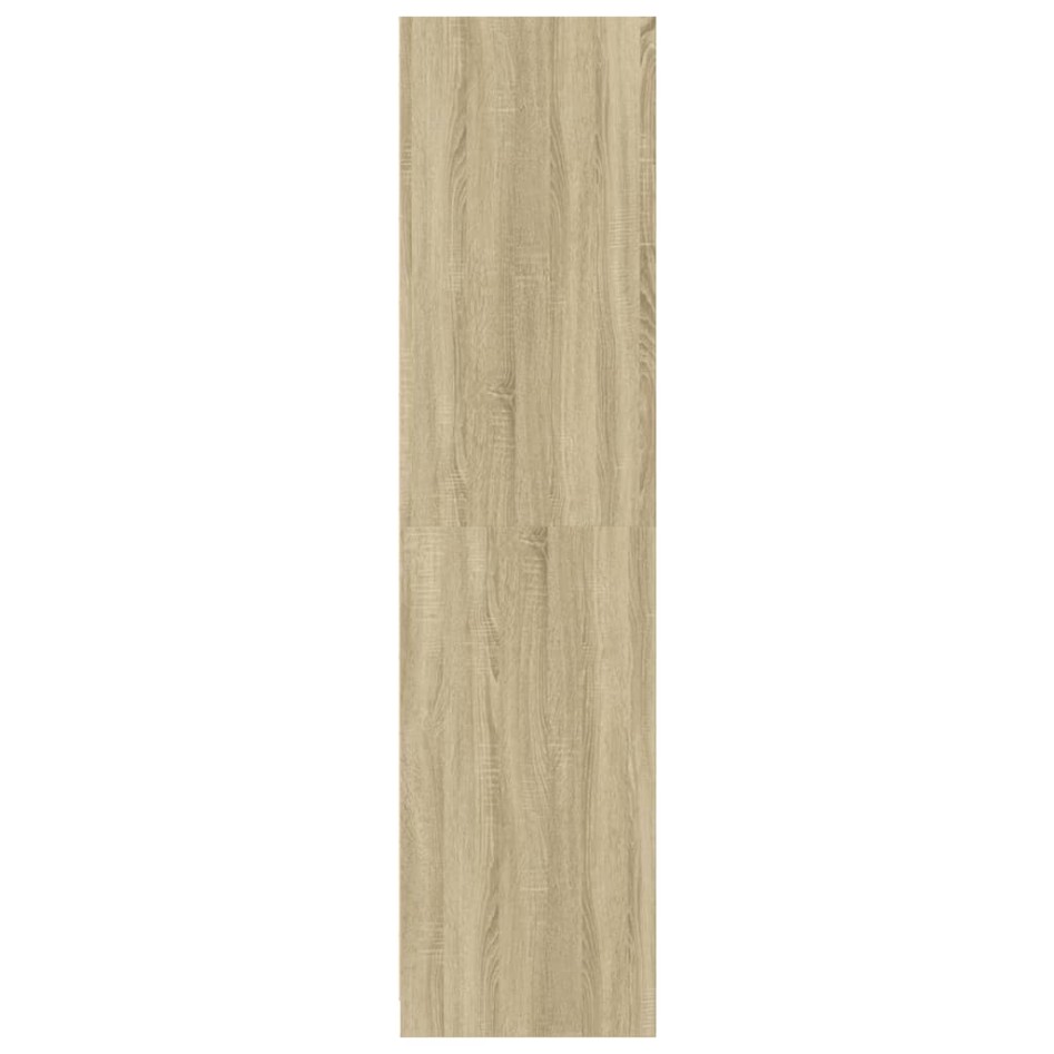 Armario de madera contrachapada color roble 50x50x200