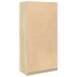 Armario madera contrachapada color roble Sonoma 100x50x200
