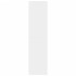 Armario de madera contrachapada blanco 100x50x200