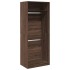 Armario madera de ingeniería color roble marrón 80x50x200