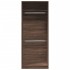 Armario madera de ingeniería color roble marrón 80x50x200
