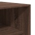 Armario madera de ingeniería color roble marrón 80x50x200