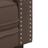 Juego de sofás Chesterfield 2 piezas cuero sintético