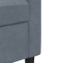 Juego de sofás con cojines 2 piezas terciopelo gris