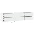Mueble de TV de pared con LED blanco 180x31x45