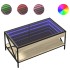 Mesa de centro con Infinity LED roble Sonoma 90x50x38