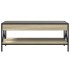 Mesa de centro con Infinity LED roble Sonoma 90x50x38