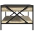 Mesa de centro con Infinity LED roble Sonoma 90x50x38