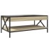 Mesa de centro con Infinity LED roble Sonoma 90x50x38