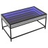 Mesa de centro con Infinity LED gris Sonoma 90x50x41
