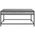 Mesa de centro con Infinity LED gris Sonoma 90x50x41