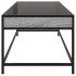 Mesa de centro con Infinity LED gris Sonoma 90x50x41
