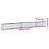 Cesta de gaviones con cubierta hierro galvanizado 500x50x50