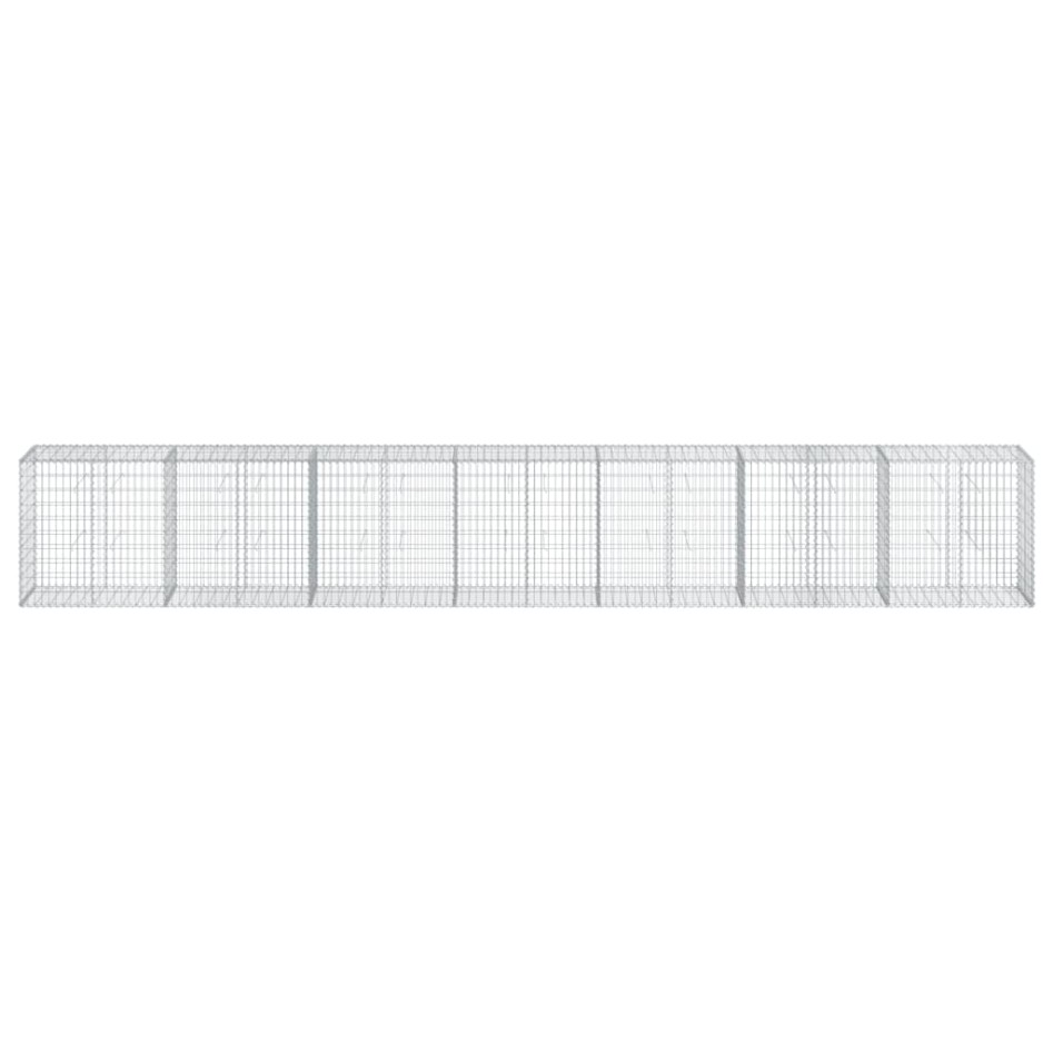 Cesta de gaviones con cubierta hierro galvanizado 700x50x100