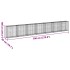 Cesta de gaviones con cubierta hierro galvanizado 700x50x100