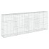 Cesta de gaviones con cubierta hierro galvanizado 400x50x150