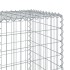 Cesta de gaviones con cubierta hierro galvanizado 400x50x150