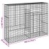 Cesta de gaviones con cubierta hierro galvanizado 200x50x150