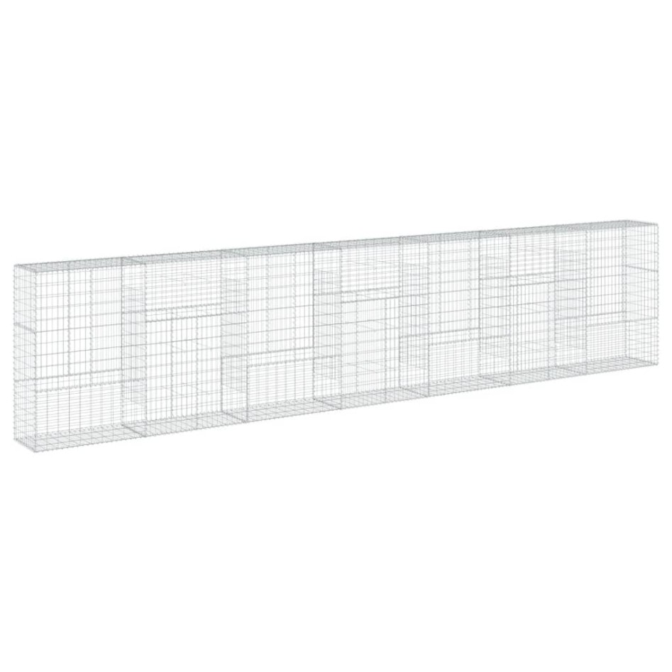 Cesta de gaviones con cubierta hierro galvanizado 700x50x150