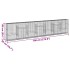 Cesta de gaviones con cubierta hierro galvanizado 700x50x150