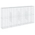 Cesta de gaviones con cubierta hierro galvanizado 400x50x200