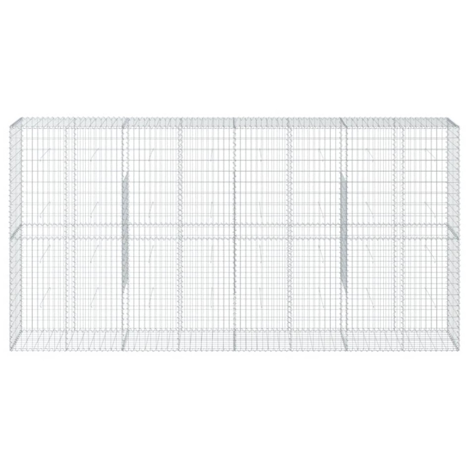 Cesta de gaviones con cubierta hierro galvanizado 400x50x200