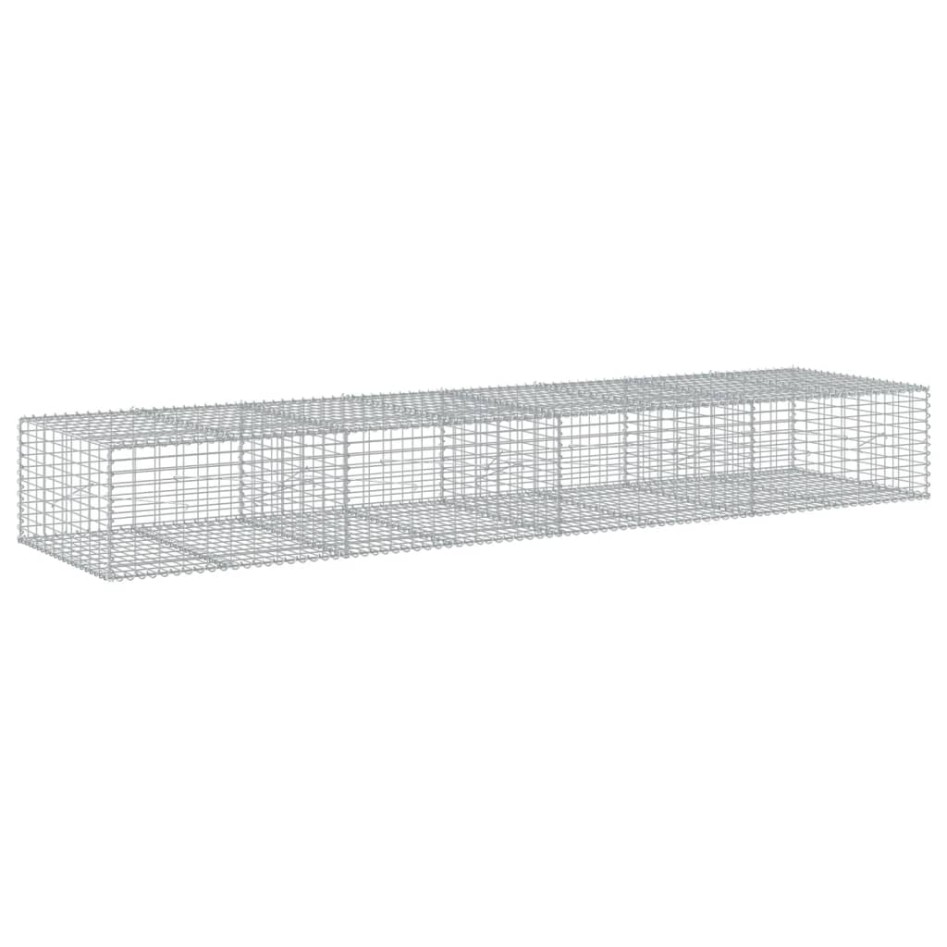 Cesta de gaviones con cubierta hierro galvanizado 400x100x50