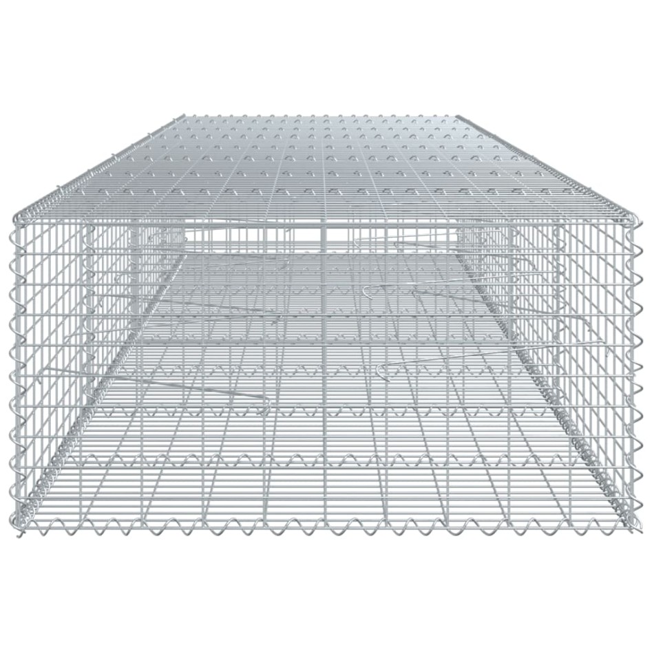 Cesta de gaviones con cubierta hierro galvanizado 400x100x50