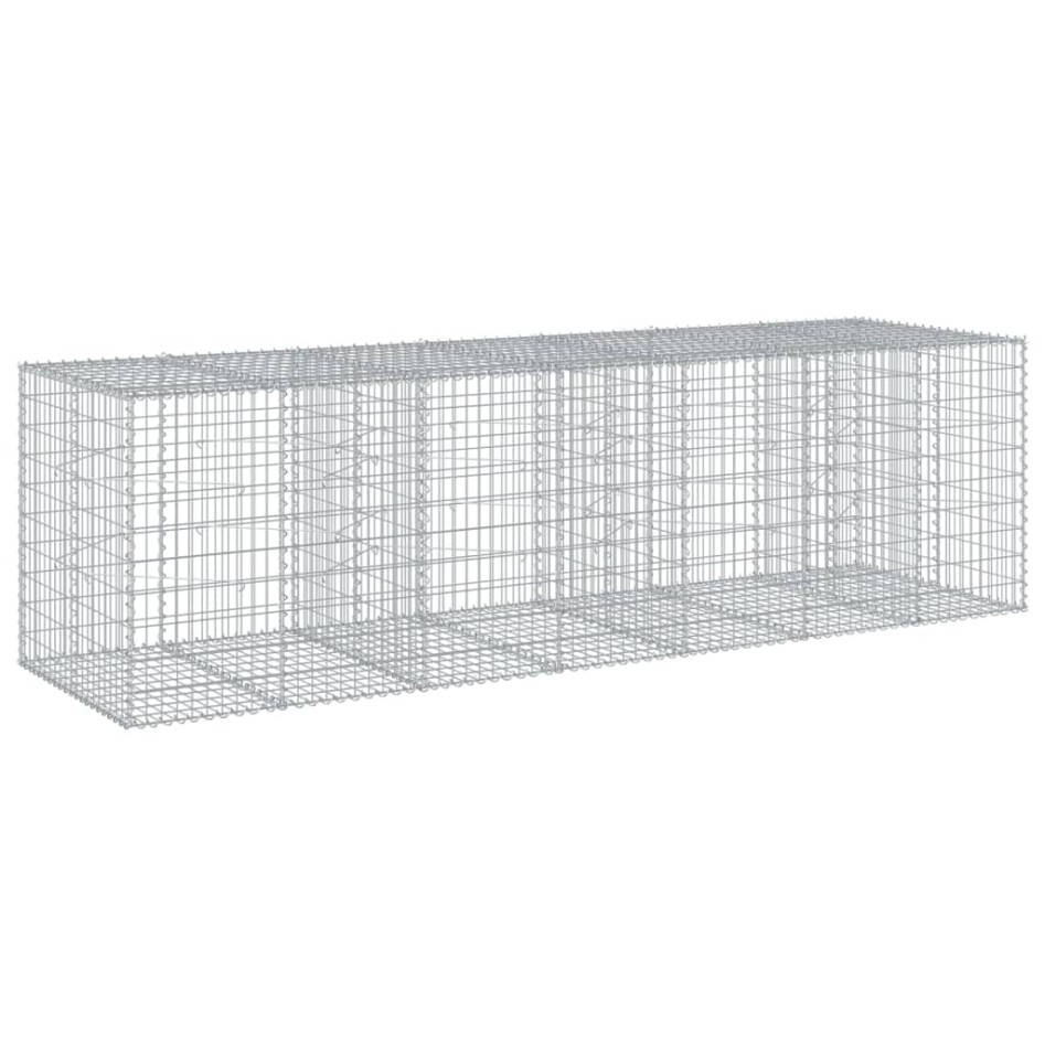 Cesta de gaviones con cubierta hierro galvanizado