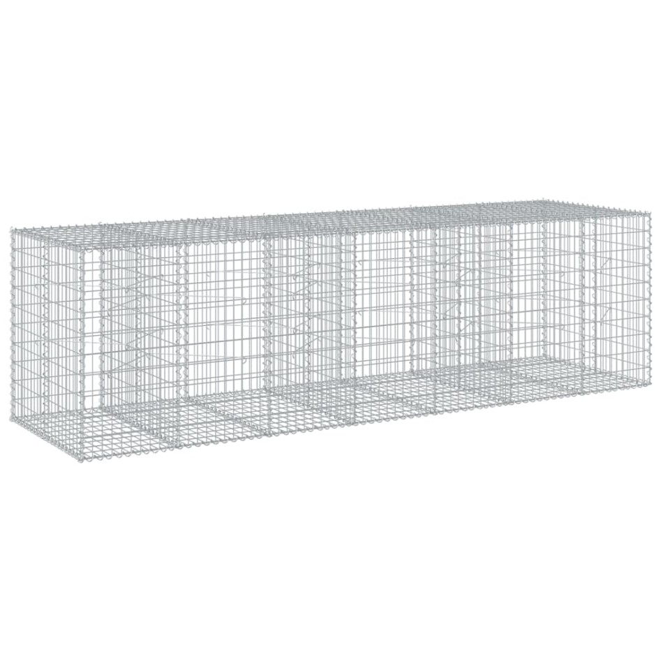 Cesta de gaviones con cubierta hierro galvanizado