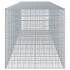 Cesta de gaviones con cubierta hierro galvanizado