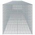 Cesta de gaviones con cubierta hierro galvanizado