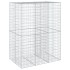 Cesta de gaviones con cubierta hierro galvanizado