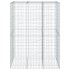 Cesta de gaviones con cubierta hierro galvanizado