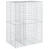 Cesta de gaviones con cubierta hierro galvanizado