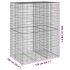 Cesta de gaviones con cubierta hierro galvanizado