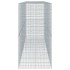 Cesta de gaviones con cubierta hierro galvanizado